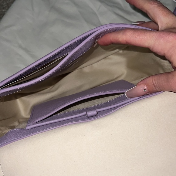 NEW 3.1 Phillip Lim - Pashli Pebbled Leather Saddle Lavender Bag - Picture 7 of 8